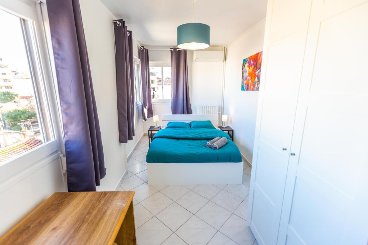 Superbe 100M2 - 2 Balcons - Proche Gare - Climatise Lejlighed Marseille Eksteriør billede